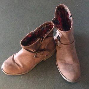 Brown ankle boots